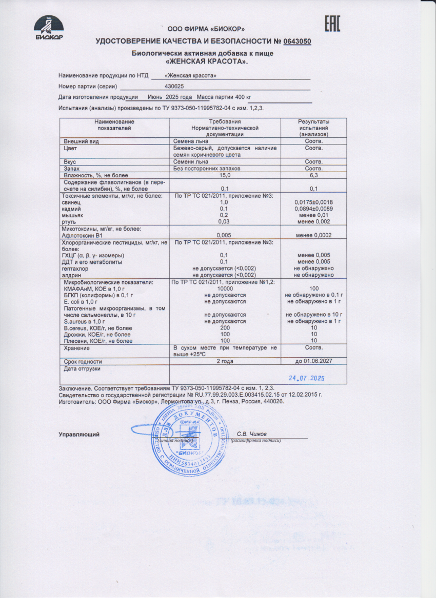 Паспорт №062025